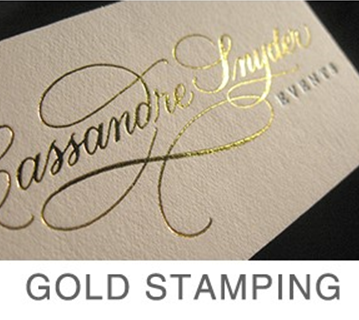 Stamping for custom jewelry packaging