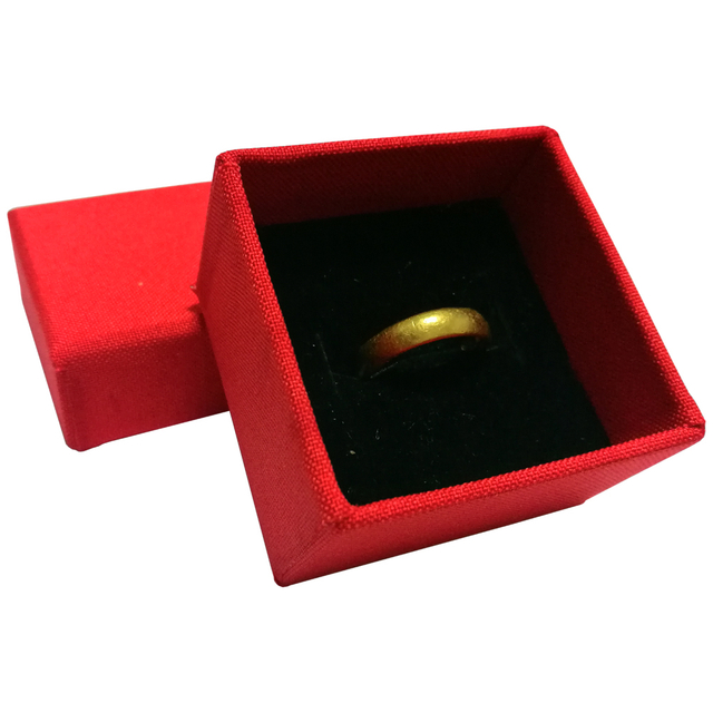 Glamorous Red Custom Small Ring Paper Pakcaging Box Manufacturer