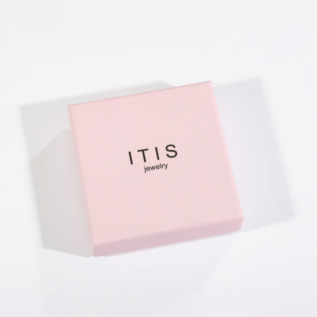 Custom Cardboard Pink Packaging Jewelry Box
