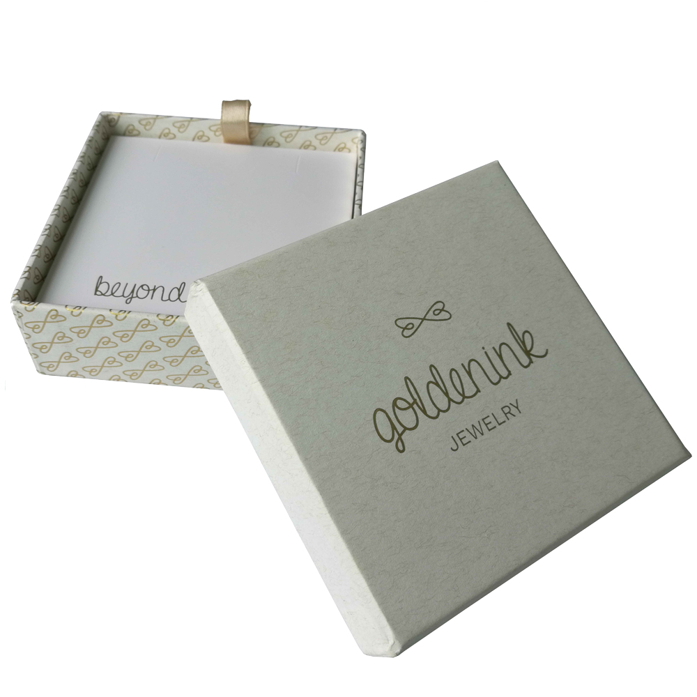 Custom Design White Fashion Earring Packaging Paper Box Factory