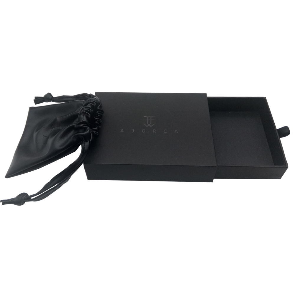 Custom Velvet Travel Black Drawer Earring Box Supplier