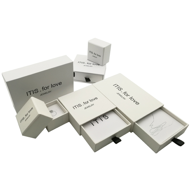 Customized Personalized Cardboard Jewelry Packaging With Logo