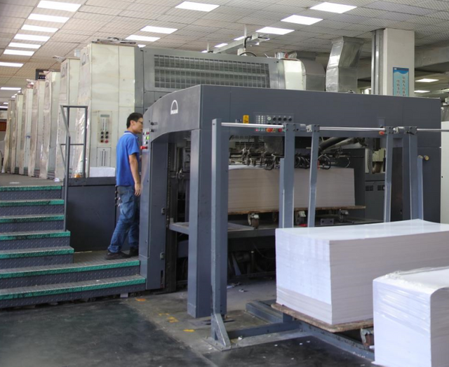 Offset custom printing machine