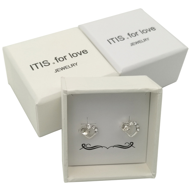 Wholesale Recycled Women Earring Packaging Paper Box