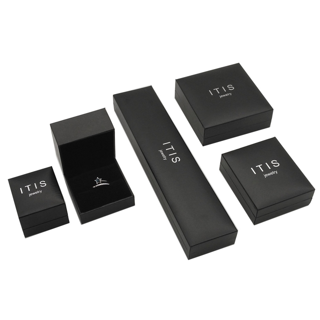 Custom Magnetic Black Mini Plastic Earring Packaging Box Factory