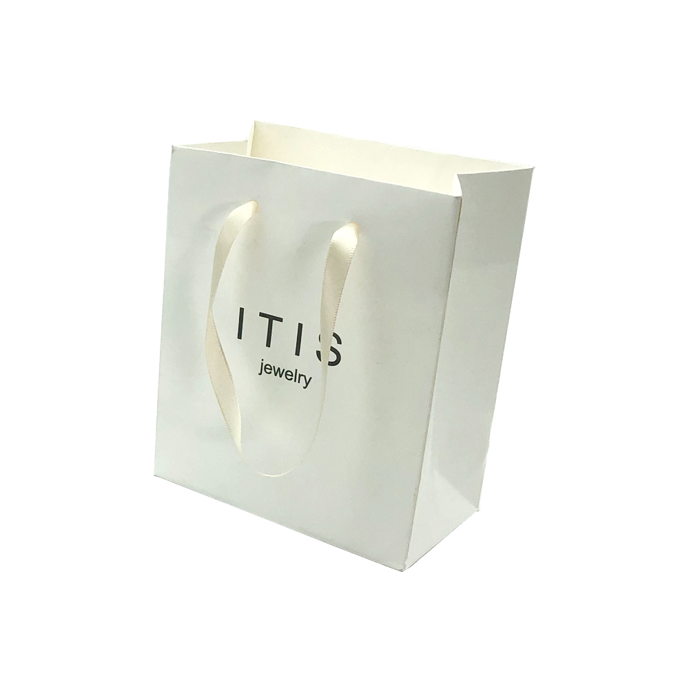 Personalized White Gift Bags with Handles Package Supplier