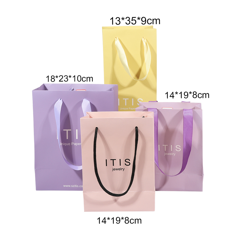 Custom Paper Bags with Logo Packaging Wholesale