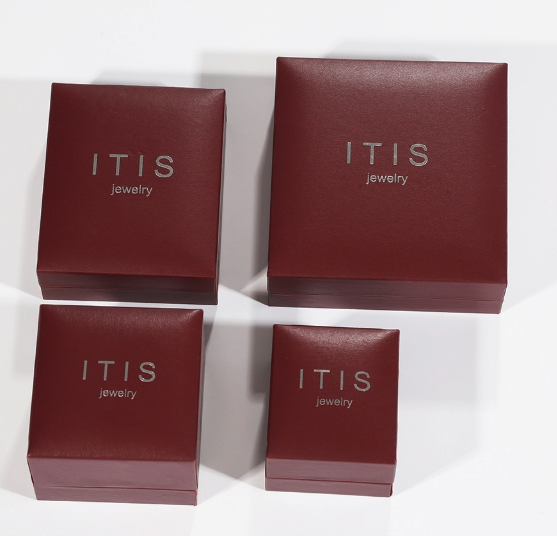 Personalized Red Jewelry Cardboard Box