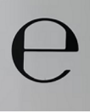The e on the packaging of cosmetics