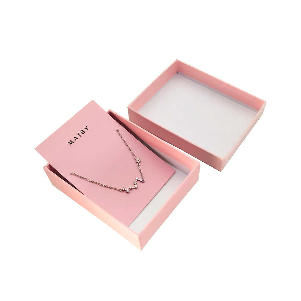 Pink Jewelry Paper Box Package Factory