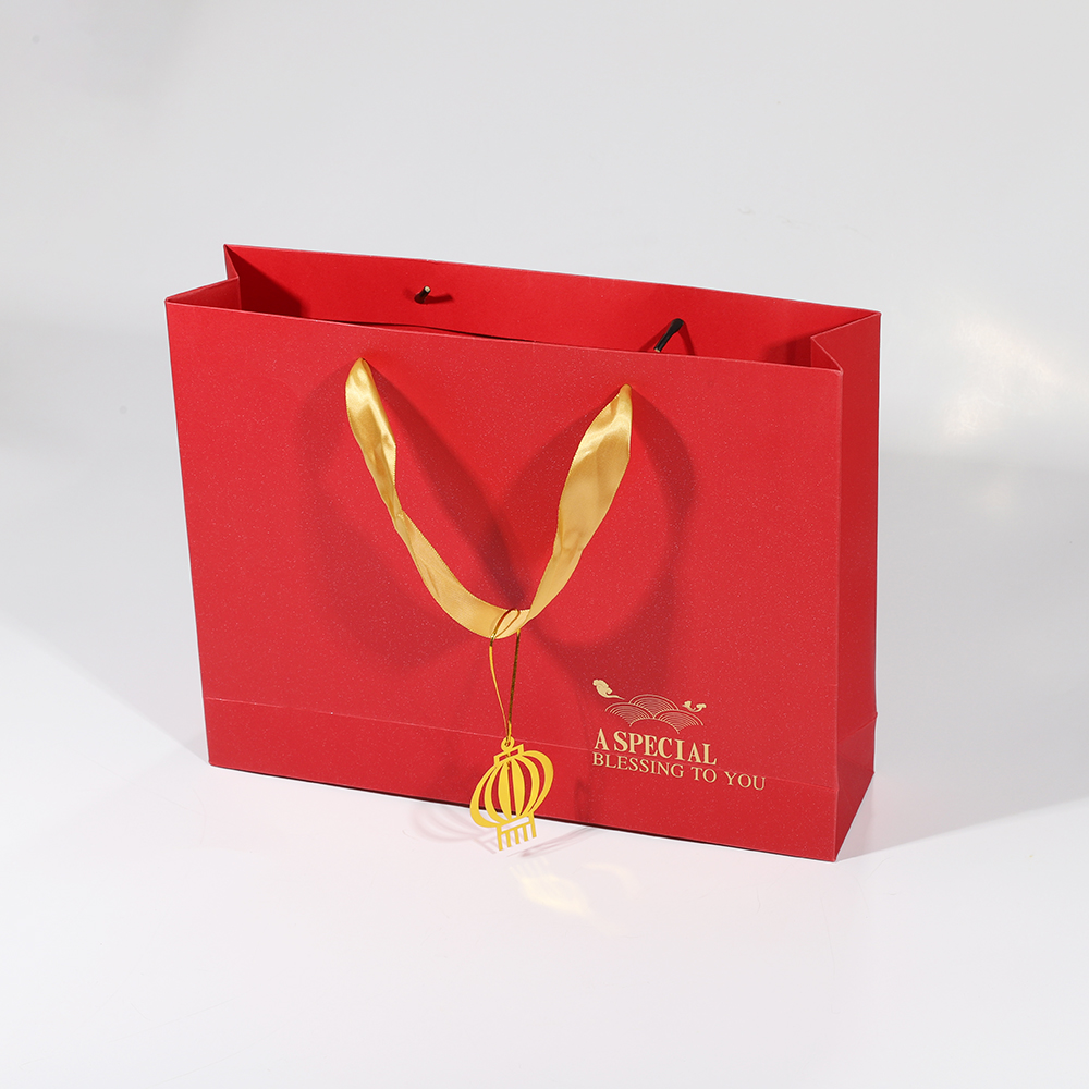 Luxury Custom Logo Printing Paper Bag with Handles Factory