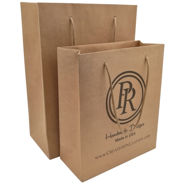 Personalized Custom Brown Paper Bags Package Wholesale