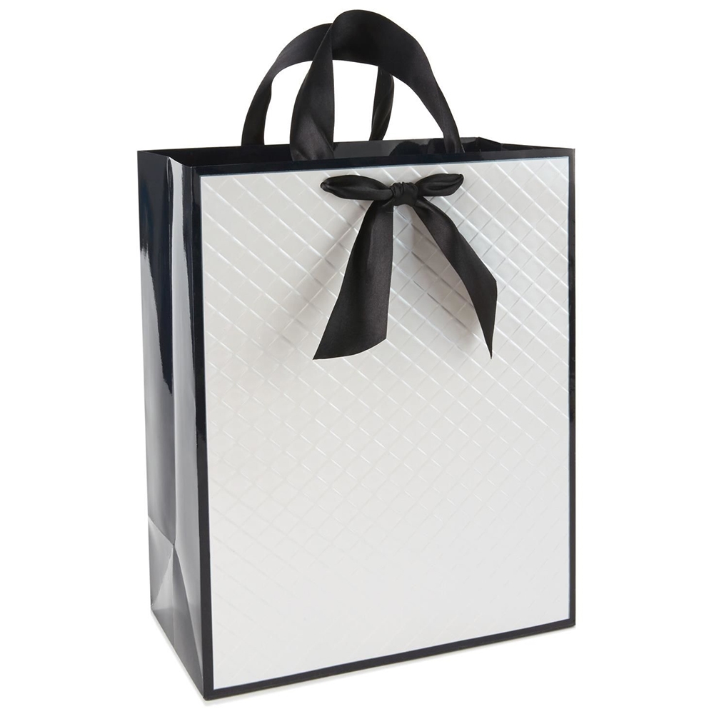 Personalized White Gift Bags with Handles Package Supplier