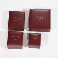 Personalized Red Jewelry Cardboard Box Factory