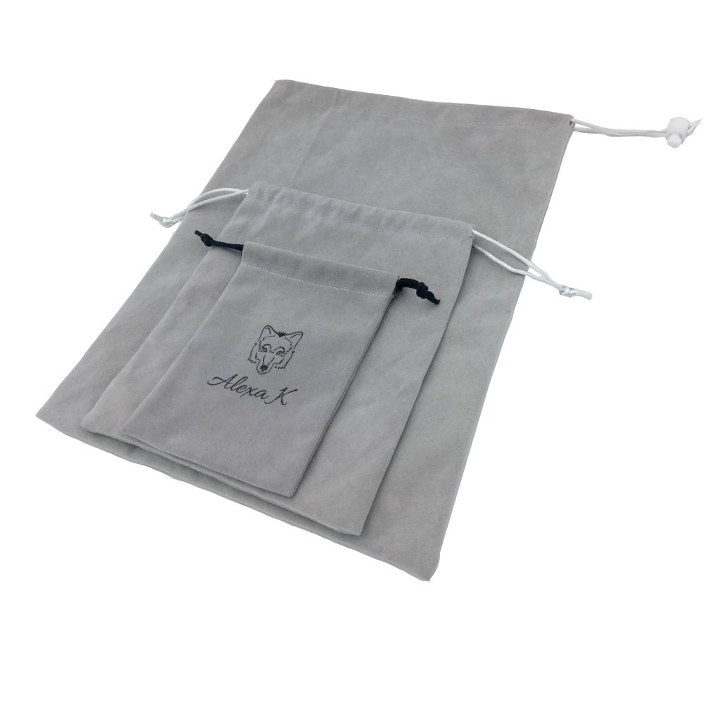 Custom Large Velvet Drawstring Pouch Package Factory